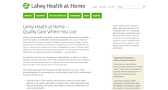 Desktop Screenshot of laheyhealthathome.org